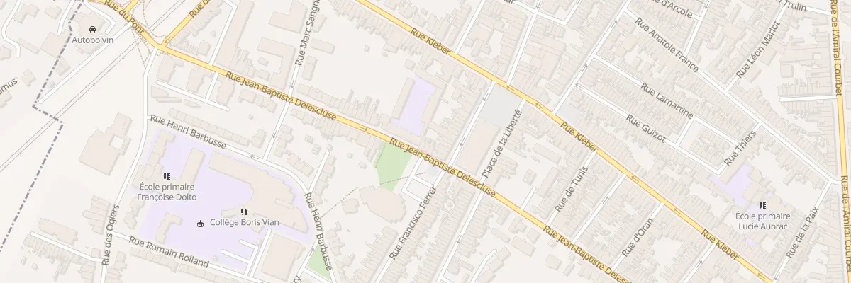 Plan du 128 Rue J B Delescluse à Croix