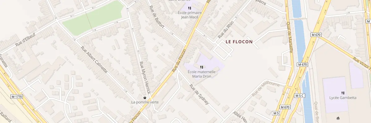 Plan du 119 Rue du Flocon à Tourcoing