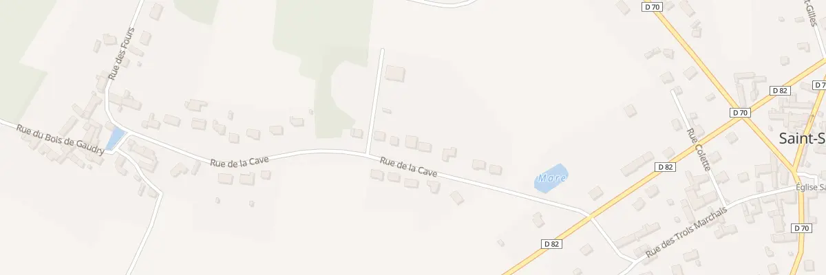 Plan du 12 Rue de la Cave à Saint-Sérotin