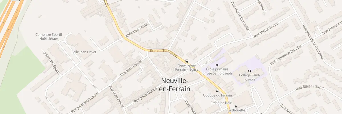 Plan du 16 Rue de Tourcoing à Neuville-en-Ferrain