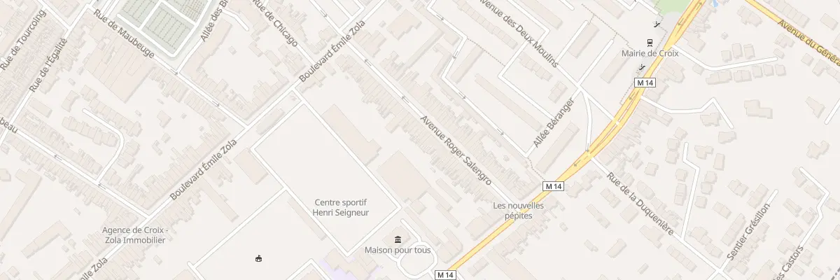 Plan du 41 Av Roger Salengro à Croix