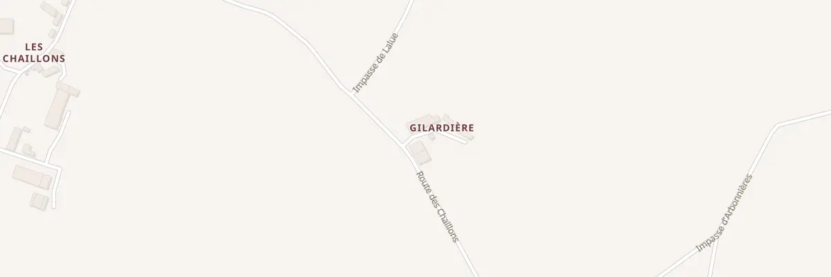 Plan du 5083 Gilardiere à Treban