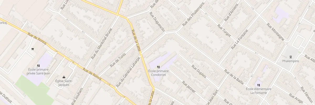 Plan du 8B Rue des Phalempins à Tourcoing