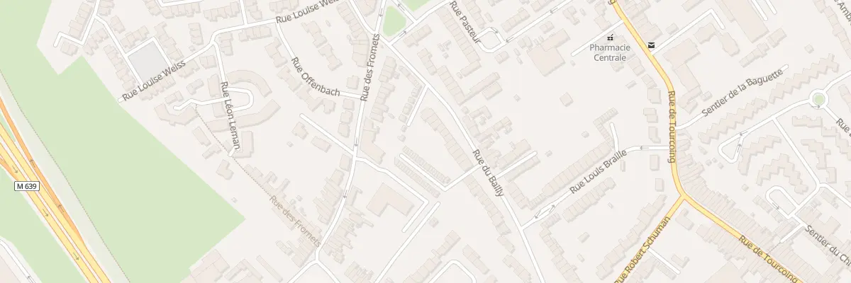 Plan du 8 Rue du Bailly à Neuville-en-Ferrain