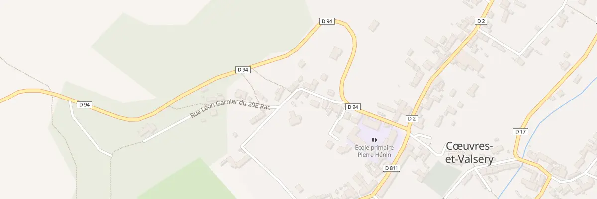 Plan du 5 Rue Leon Garnier du 29e Rac à Cœuvres-et-Valsery