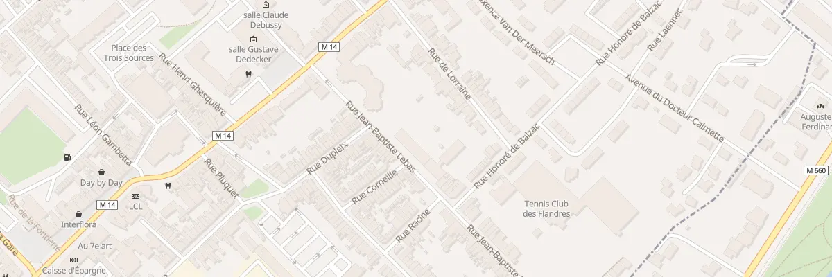 Plan du 45 Rue Jean-Baptiste Lebas à Croix