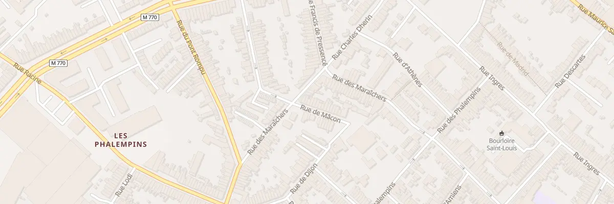 Plan du 66 Rue de Mâcon à Tourcoing