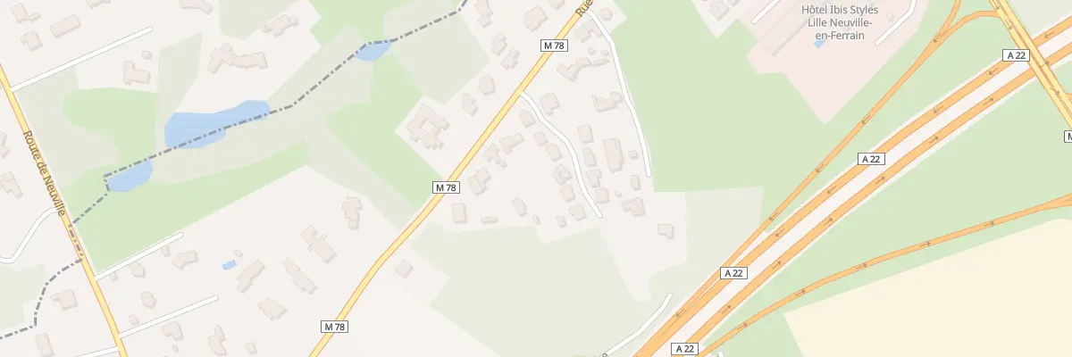 Plan du 66 Rue du Dronckaert à Neuville-en-Ferrain