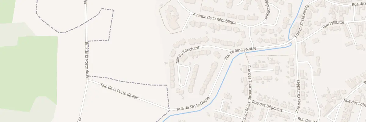 Plan du 17 Rue Bouchart à Lallaing
