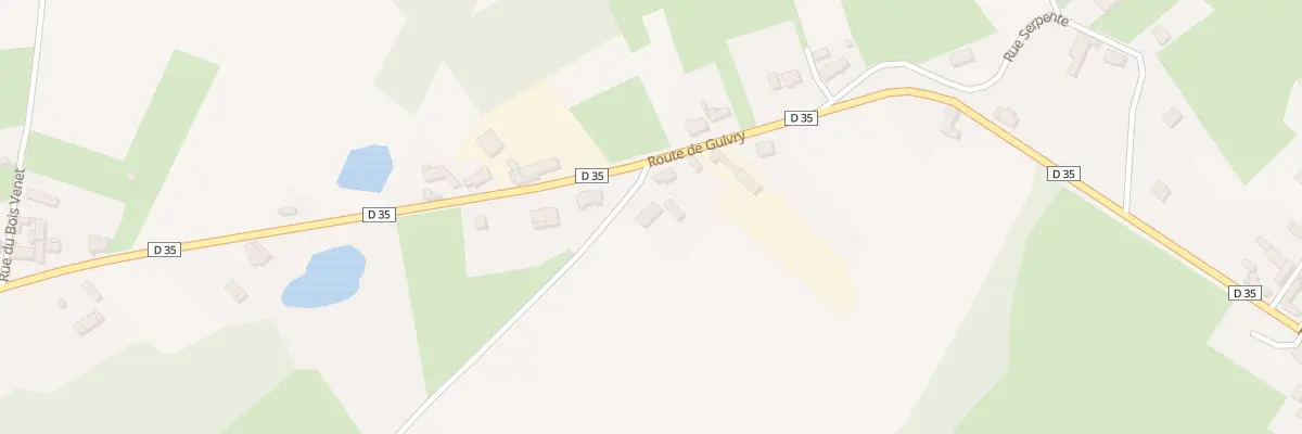 Plan du 11 Rte de Guivry à Ugny-le-Gay