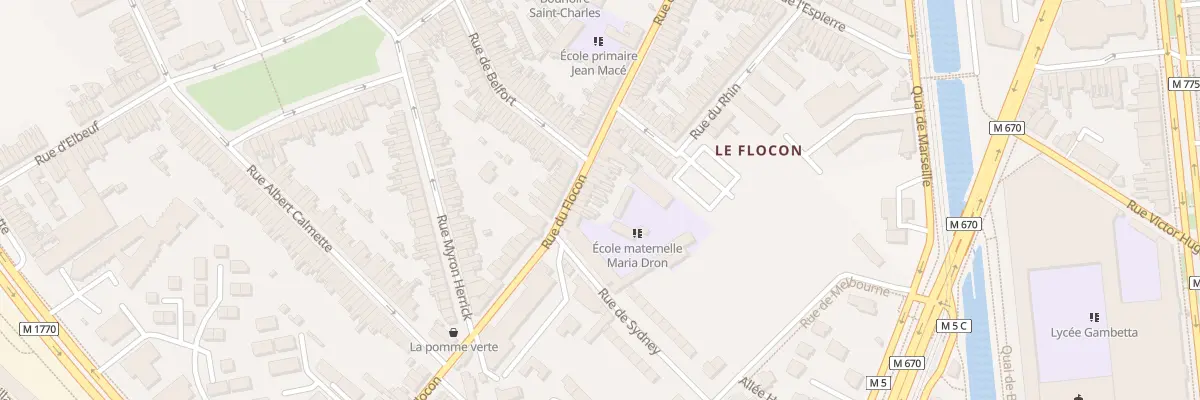 Plan du 113 Rue du Flocon à Tourcoing