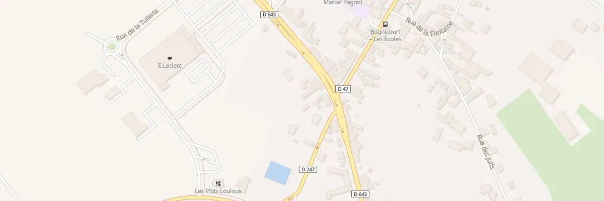 Plan du 8 Rte Nationale à Bugnicourt