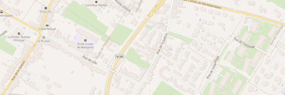Plan du 15 Rue des Hallots à Villeneuve-d’Ascq