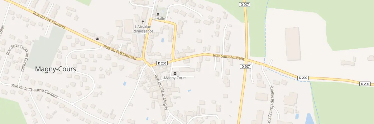 Plan du 3 Pl de l’Eglise à Magny-Cours