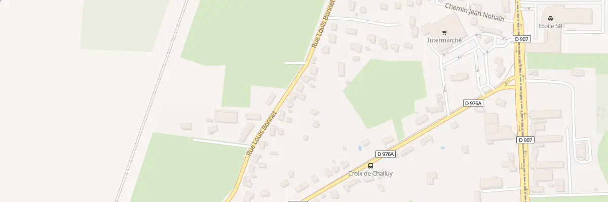 Plan du 74 Rue Louis Bonnet à Challuy