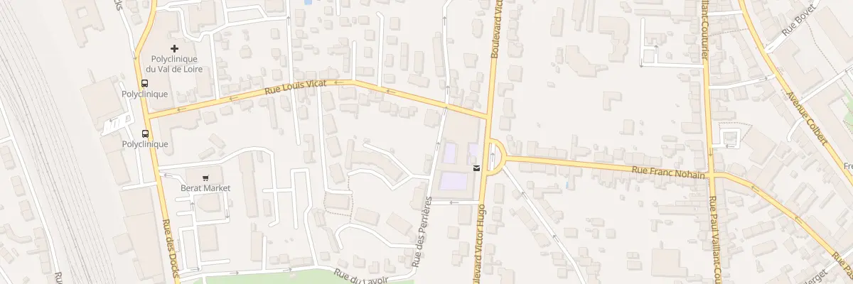 Plan du 9 Rue des Perrières à Nevers