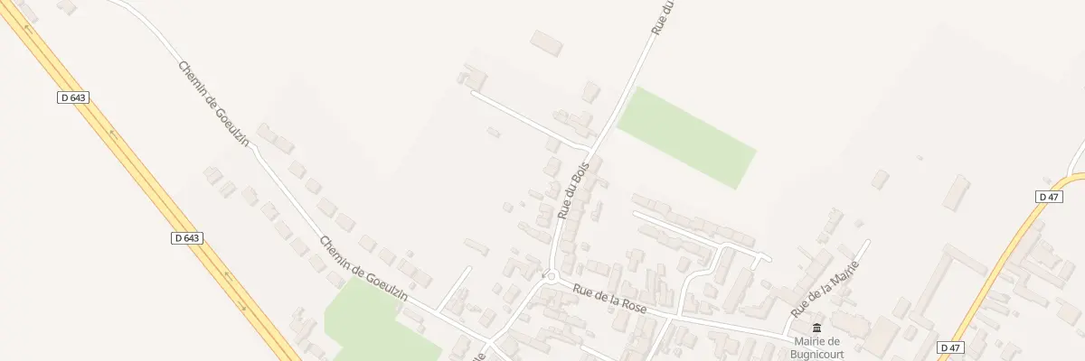 Plan du 15 Rue du Bois à Bugnicourt