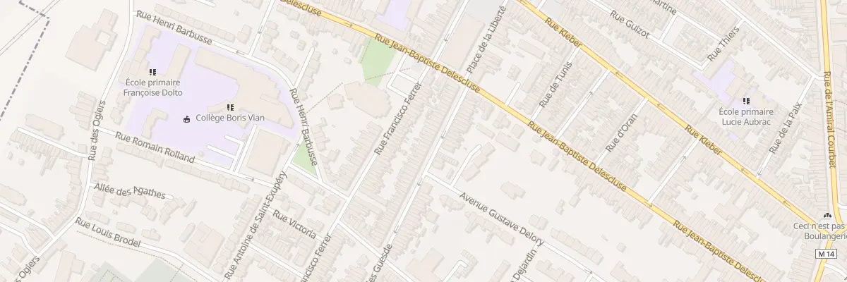 Plan du 171 Rue Jules Guesde à Croix