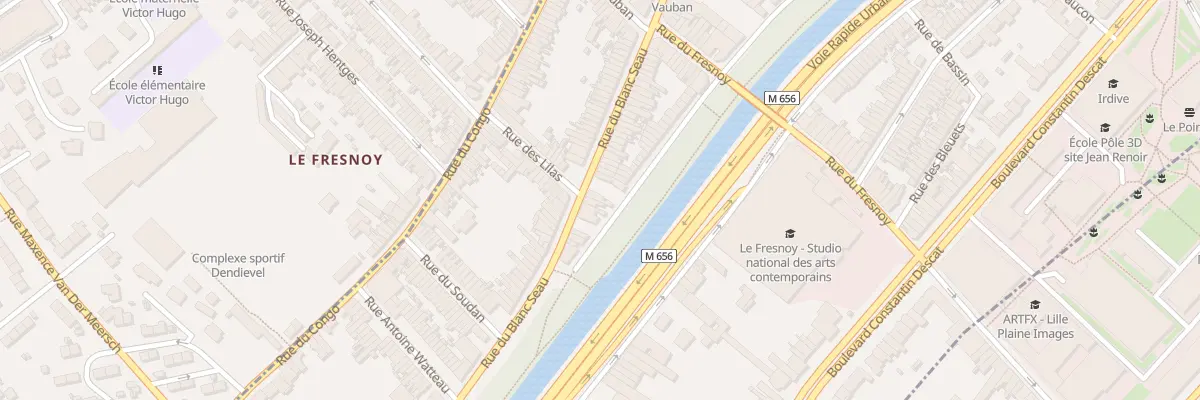 Plan du 391 Rue du Blanc Seau à Tourcoing