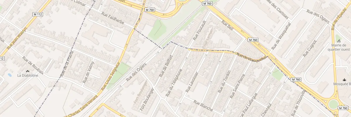 Plan du 36 Rue de Belfort à Croix