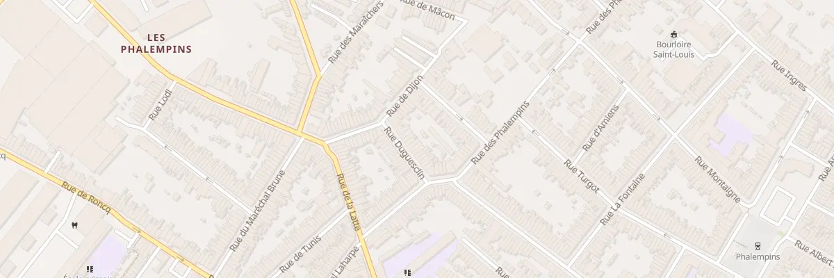 Plan du 18 Rue Duguesclin à Tourcoing