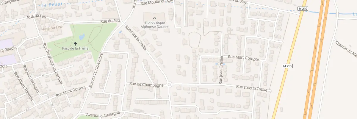 Plan du 23 Rue Sous la Treille à Gerzat