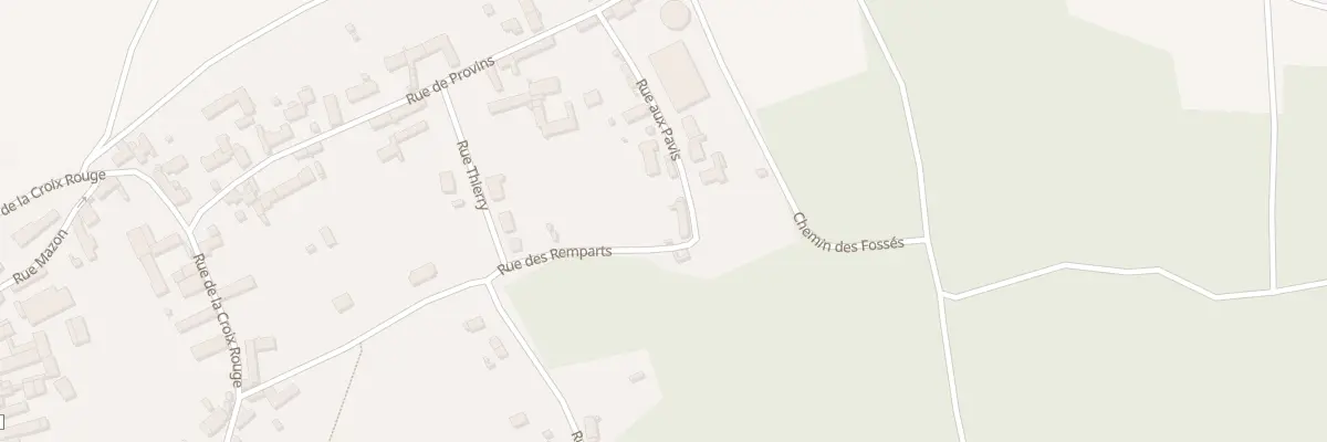 Plan du 17 Rue des Remparts à Mons-en-Montois