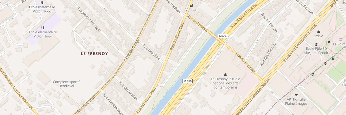 Plan du 383 Rue du Blanc Seau à Tourcoing