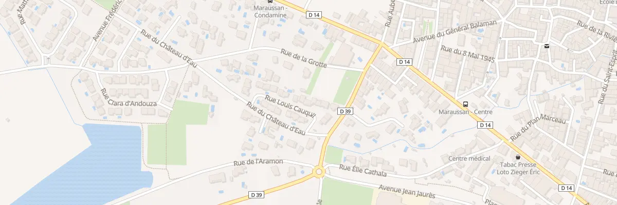 Plan du 68 Rue Louis Cauquil à Maraussan