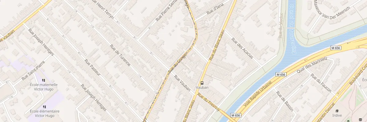Plan du 129 Rue du Congo à Tourcoing
