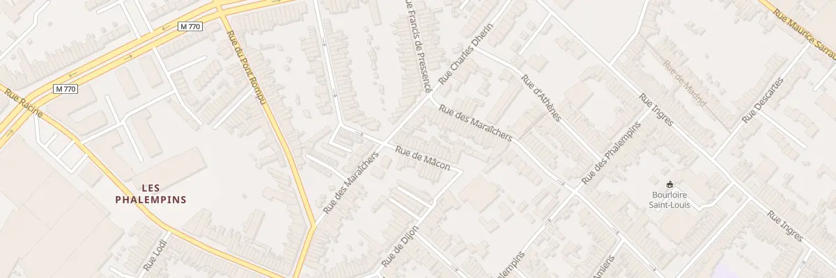 Plan du 60 Rue de Mâcon à Tourcoing