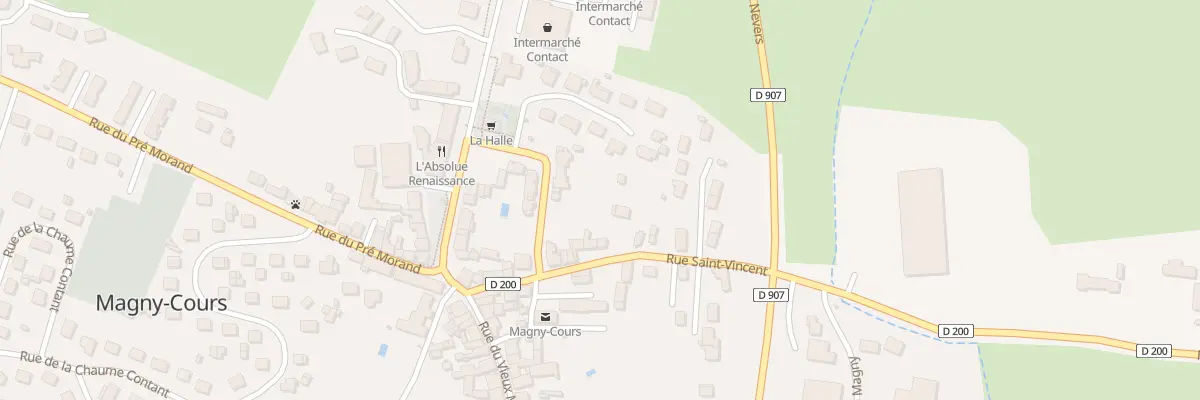 Plan du 16 Rue Saint Vincent à Magny-Cours