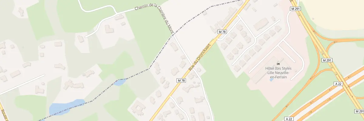 Plan du 59 Rue du Dronckaert à Neuville-en-Ferrain