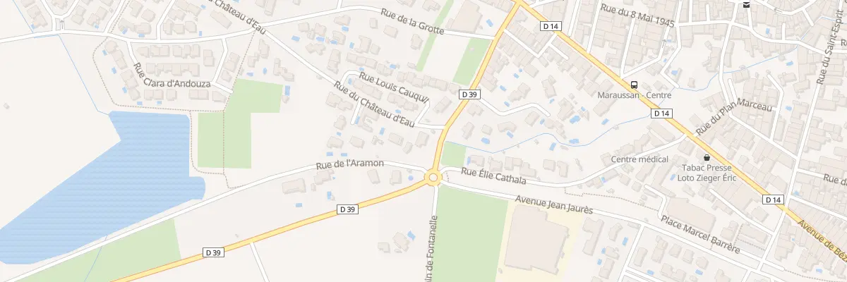 Plan du 19 Rue du Chateau d’Eau à Maraussan