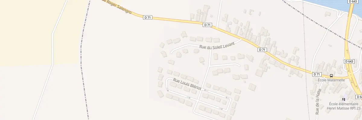 Plan du 6 Rue du Soleil Levant à Aubencheul-au-Bac