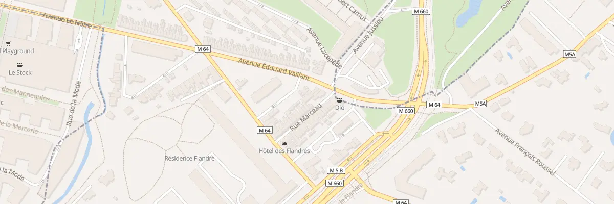Plan du 25 Rue Marceau à Croix