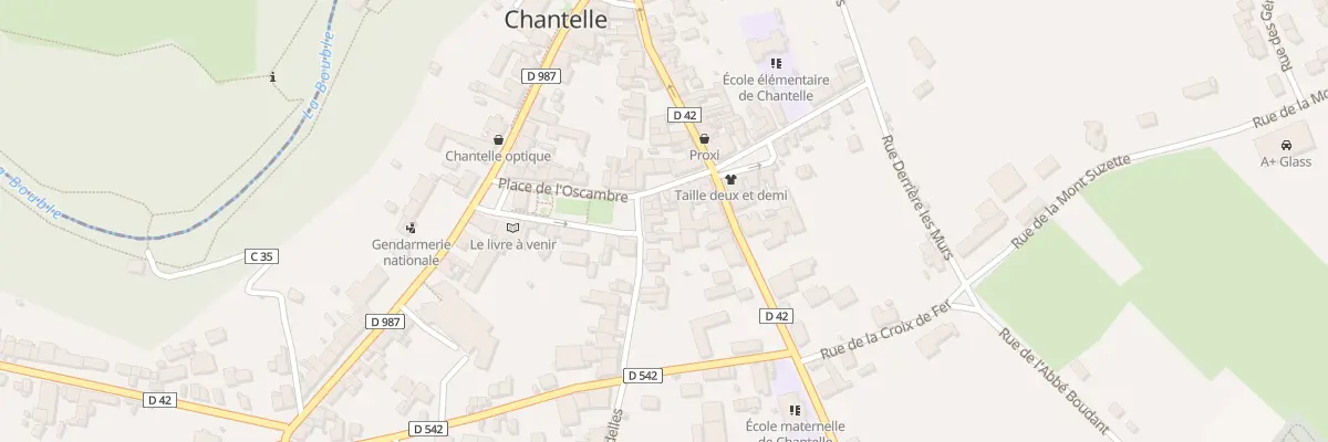 Plan du 27 Pl de l’Oscambre à Chantelle