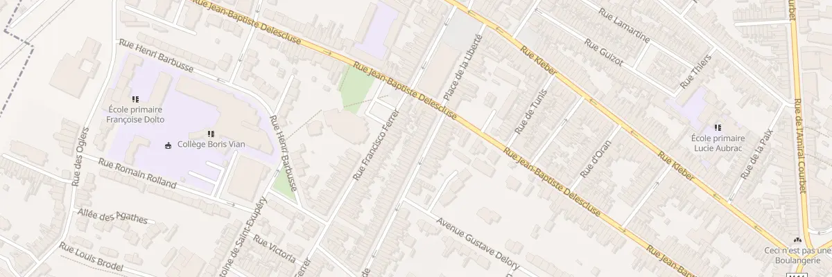 Plan du 187 Rue Jules Guesde à Croix