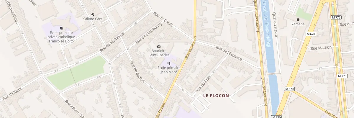 Plan du 58 Rue du Flocon à Tourcoing