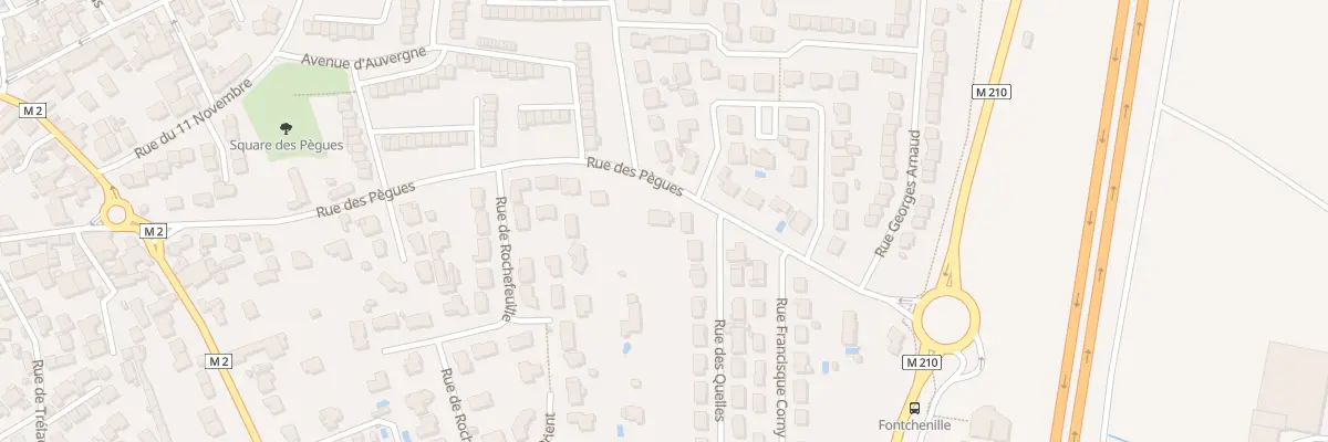 Plan du 38 Rue des Pègues à Gerzat