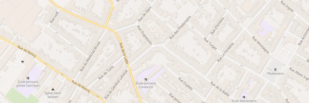 Plan du 28 Rue des Phalempins à Tourcoing