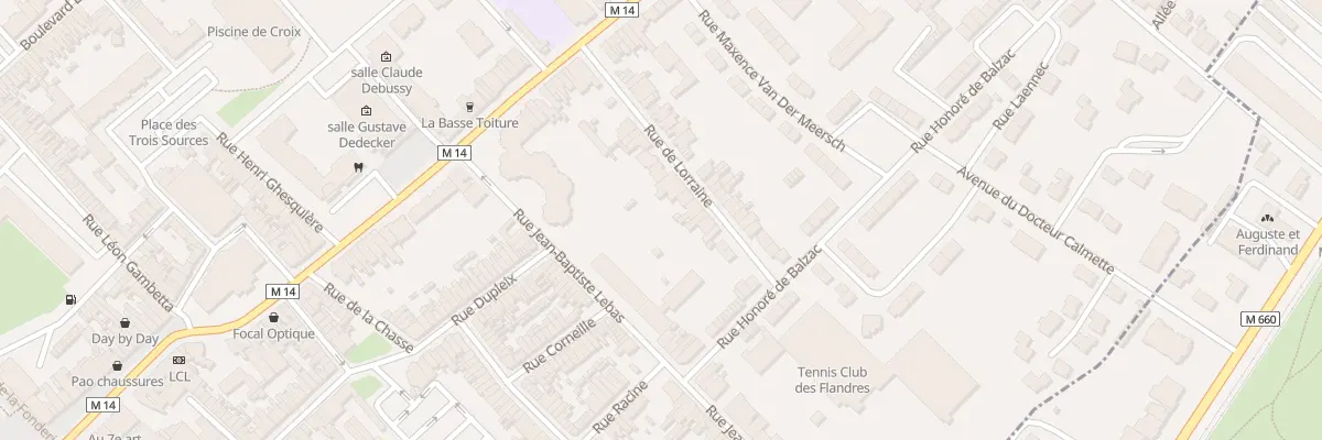 Plan du 34 Rue de Lorraine à Croix