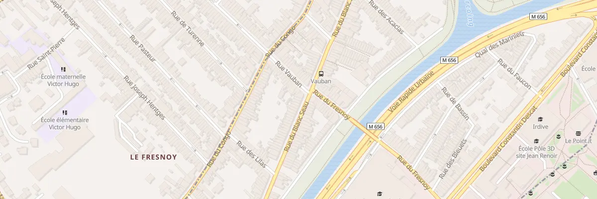 Plan du 326 Rue du Blanc Seau à Tourcoing
