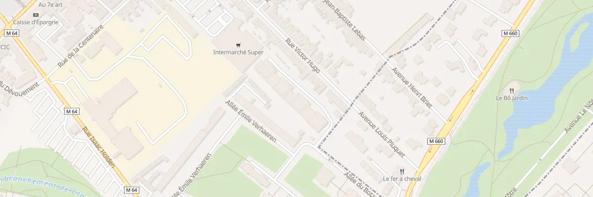 Plan du 102 Rue Victor Hugo à Croix