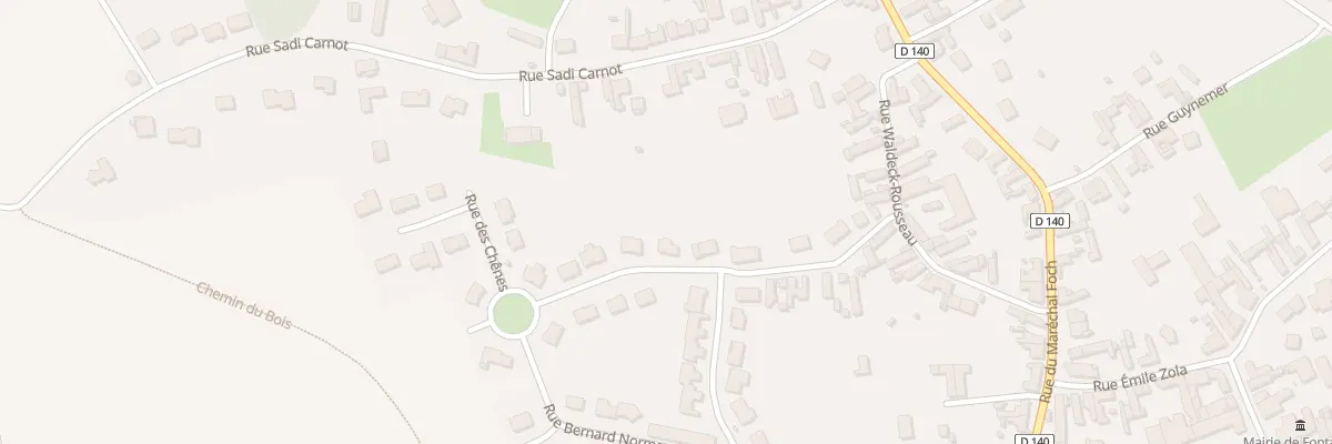 Plan du 8 Rue du Premier Mai à Fontaine-Notre-Dame