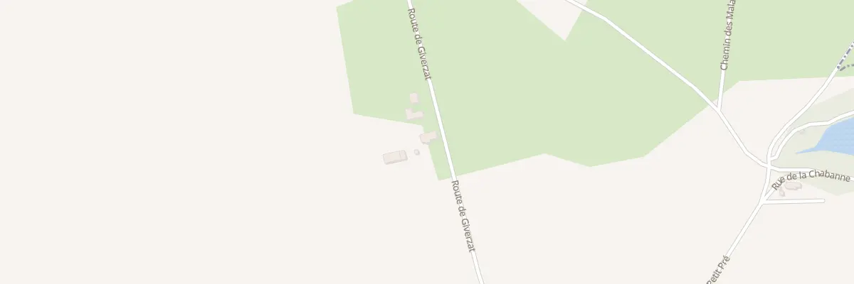 Plan du 7 Rte de Giverzat à Deneuille-lès-Chantelle