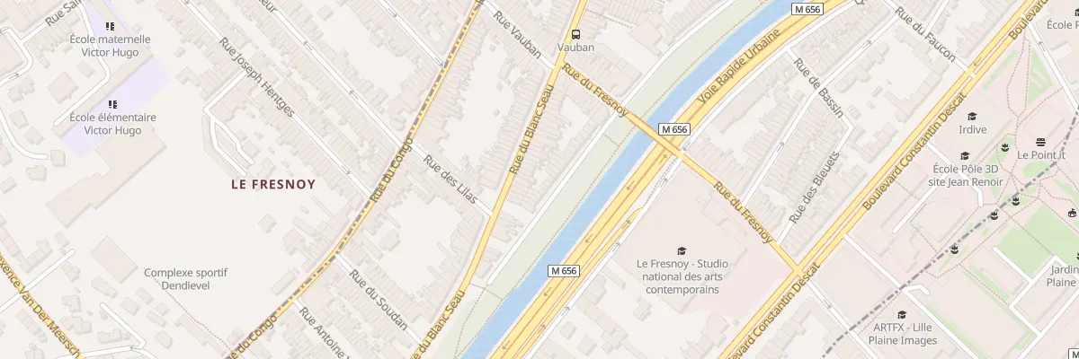 Plan du 373 Rue du Blanc Seau à Tourcoing