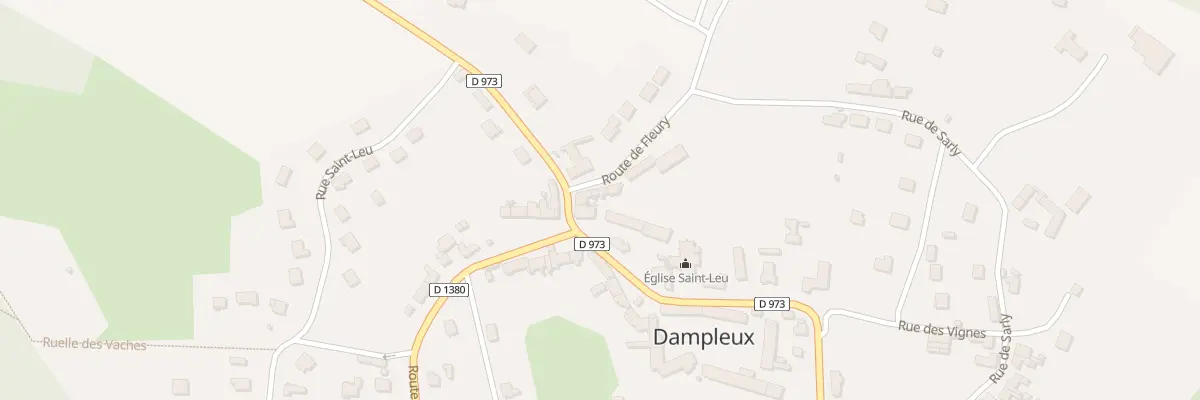 Plan du 3 Rte de Fleury à Dampleux