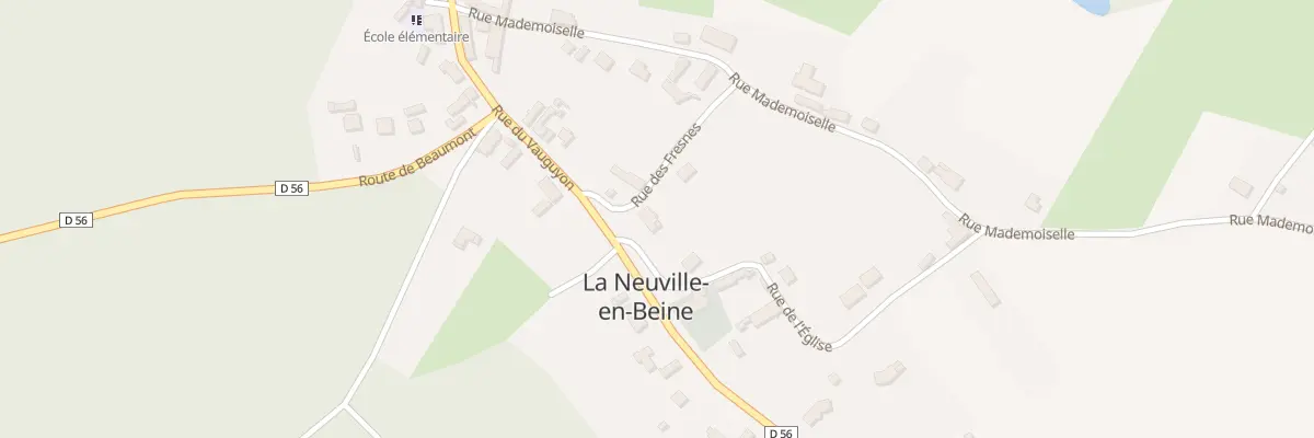 Plan du 2 Rue des Frenes à La Neuville-en-Beine