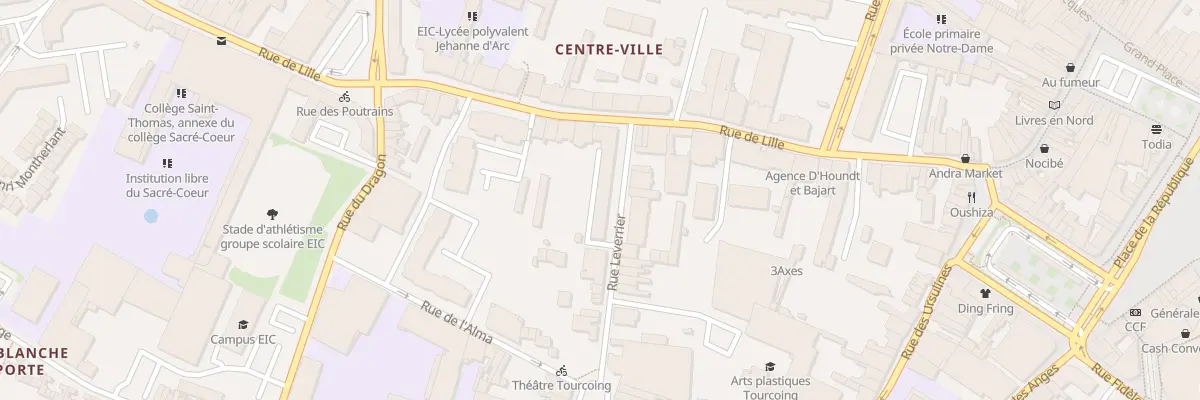 Plan du 77 Rue de Lille à Tourcoing